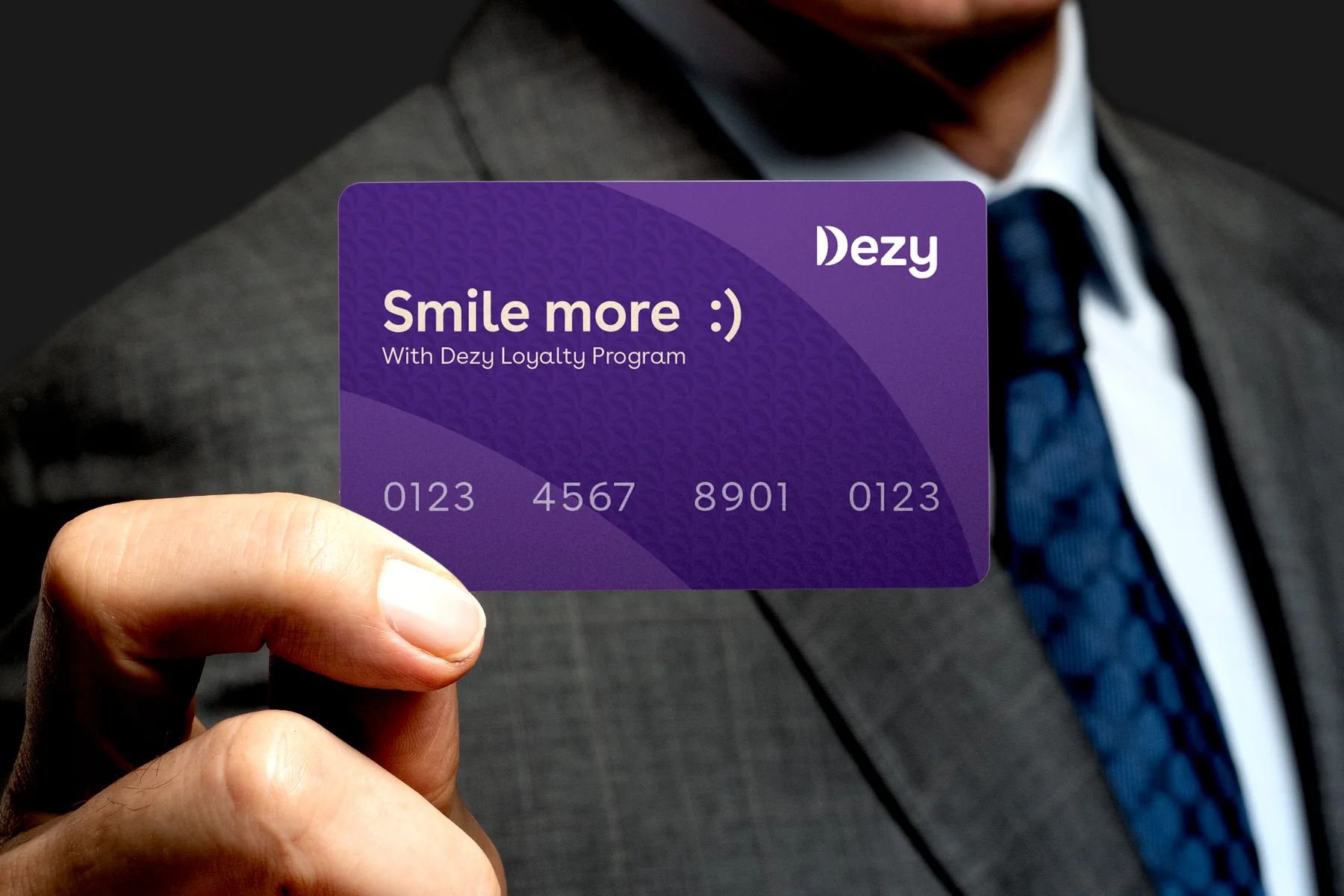 DEZY patient loyalty card