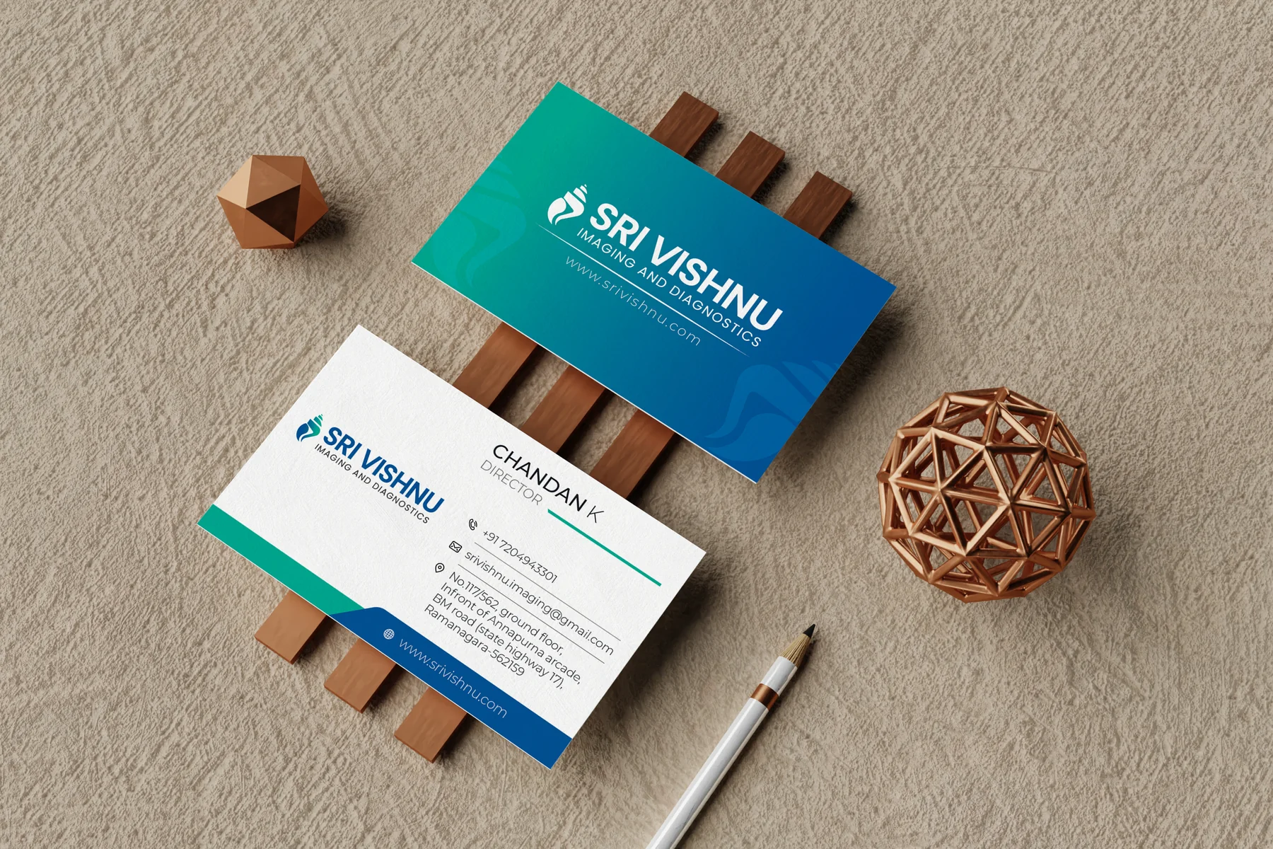 Sri Vishnu business card