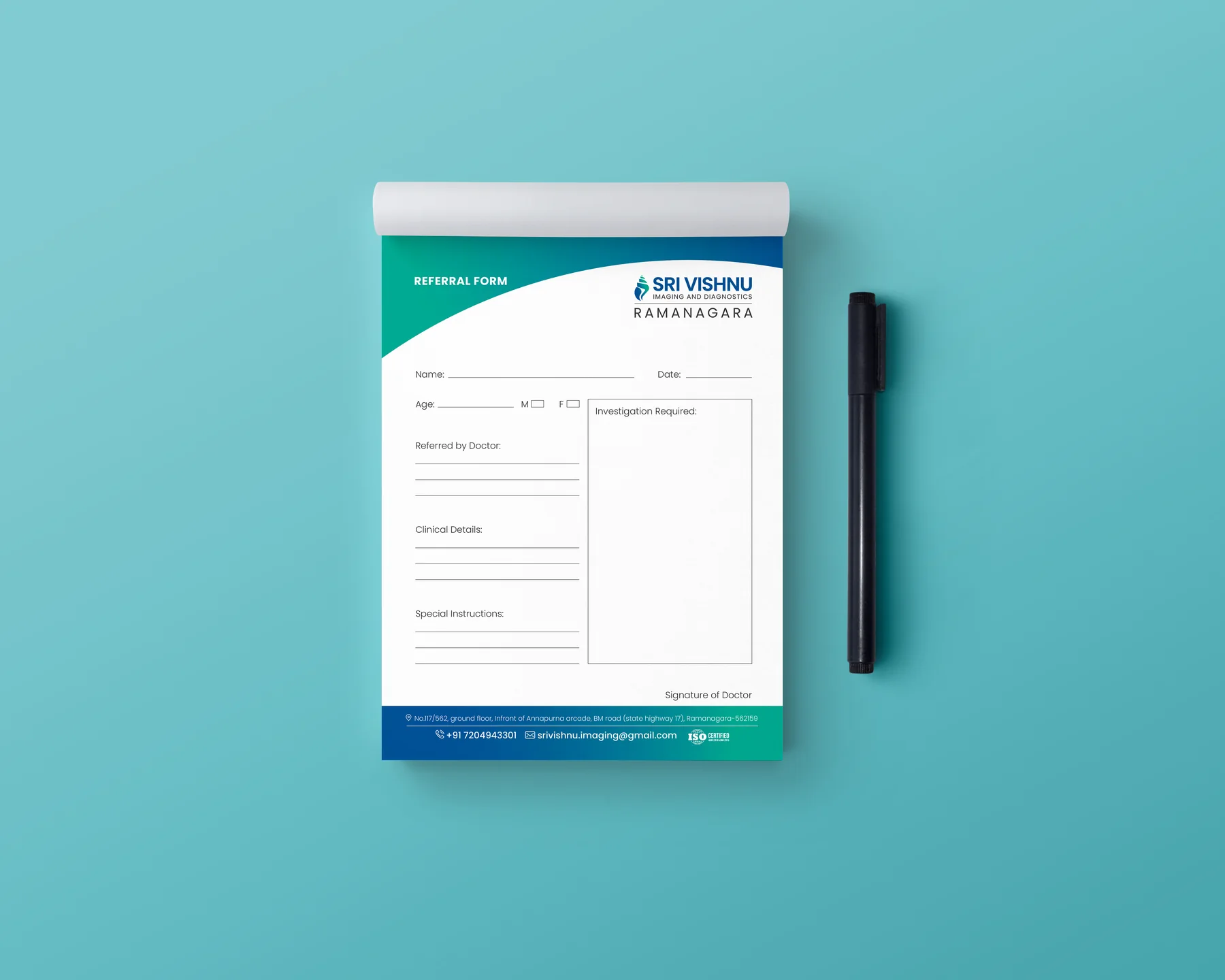 Sri Vishnu referral form