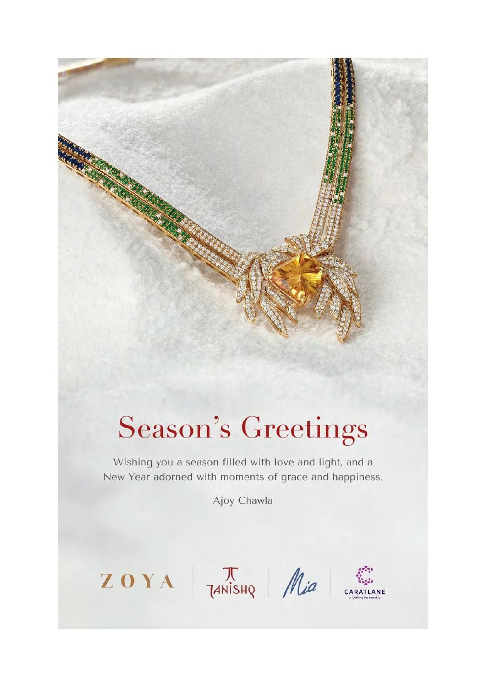 Zoya seasonal jewellery campaign